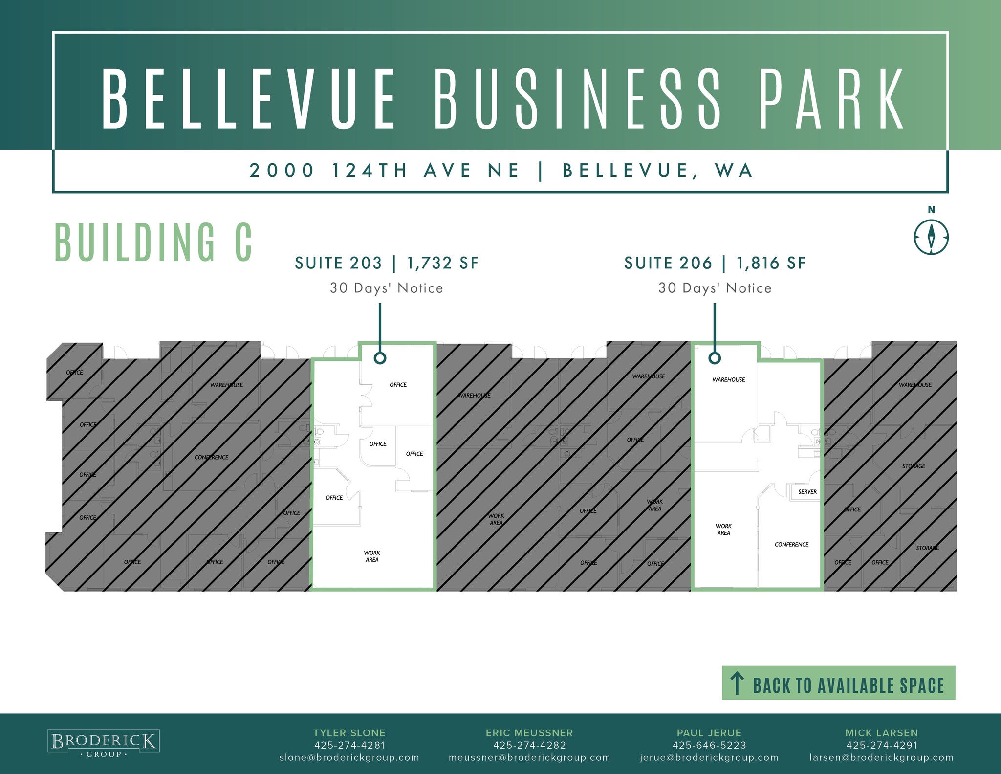 2000 124th Ave NE, Bellevue, WA à louer Plan d’étage– Image 1 sur 1