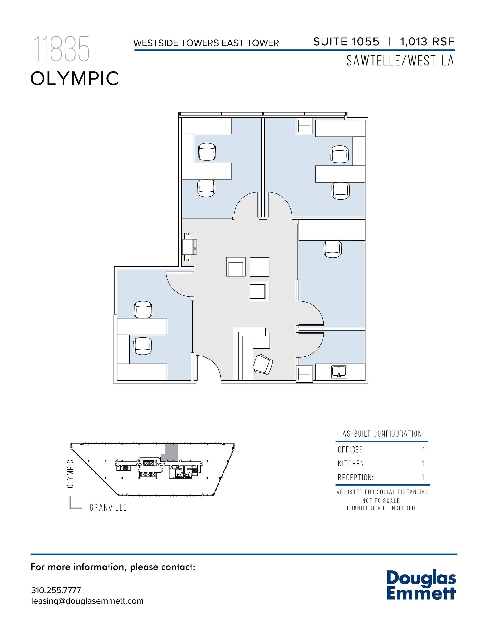 11845 W Olympic Blvd, Los Angeles, CA à louer Plan d’étage– Image 1 sur 1