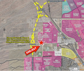 Plus de détails pour NWC Kyle Canyon Rd. & Alpine Ridge way, Las Vegas, NV - Terrain à louer