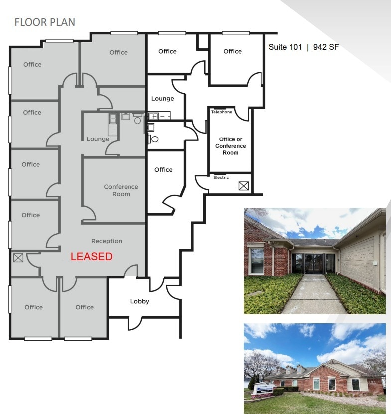 707 E Maple Rd, Troy, MI à louer Plan d’étage– Image 1 sur 1