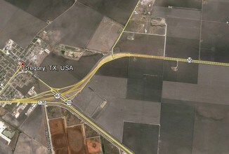 Hwy 35 & FM 136, Gregory, TX - VUE AÉRIENNE  vue de carte - Image1