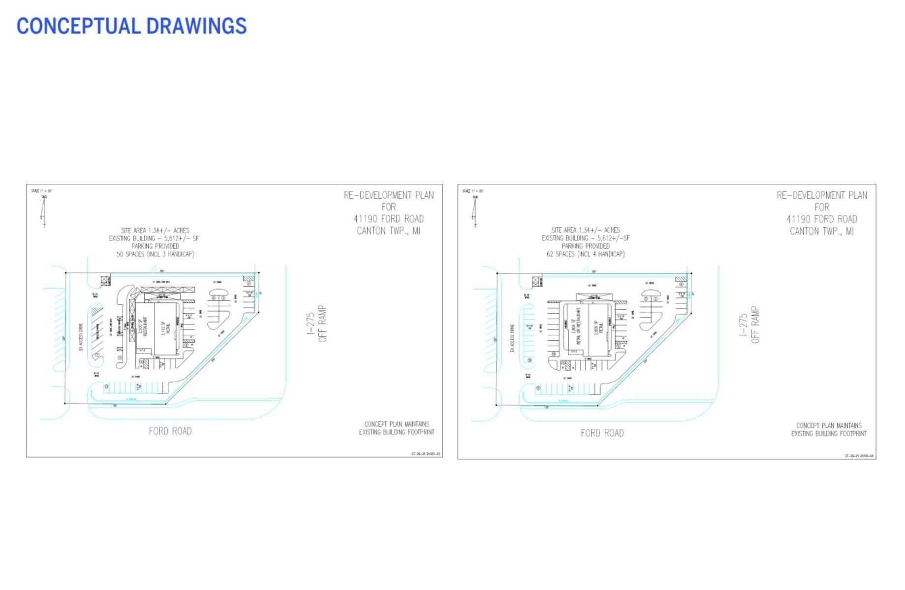 41190 Ford Rd, Canton Township, MI à louer Plan d’étage– Image 1 sur 1