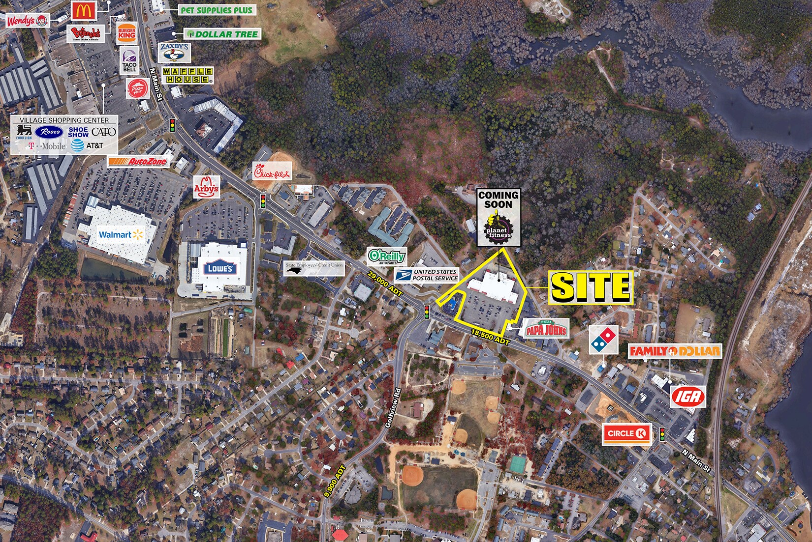 3333 N Main St, Hope Mills, NC à louer Aérien– Image 1 sur 6