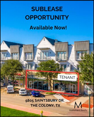 Plus de détails pour 5805 Saintsbury Dr, The Colony, TX - Local commercial à louer