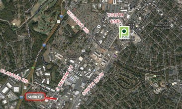 301-305 Clanton Rd, Charlotte, NC - VUE AÉRIENNE vue de carte