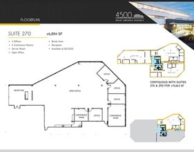 4500 Great America Pky, Santa Clara, CA à louer Plan d’étage– Image 1 sur 1