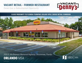 Plus de détails pour 2051 E Irlo Bronson Memorial Hwy, Kissimmee, FL - Local commercial à vendre