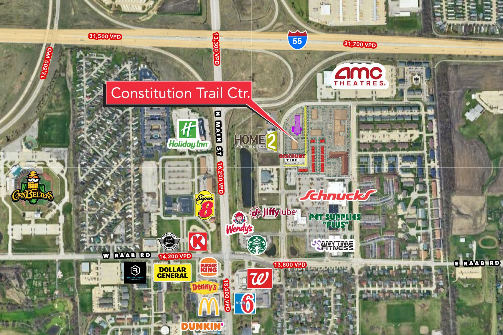 McKnight & Bradford Ln, Normal, IL à vendre Photo de l’immeuble– Image 1 sur 13