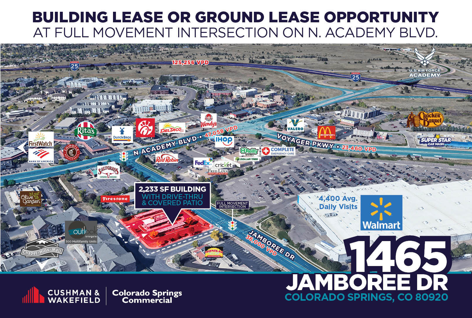 1465 Jamboree Dr, Colorado Springs, CO à louer Photo de l’immeuble– Image 1 sur 2