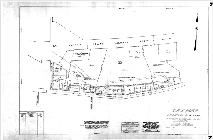 1221 US Highway 22, Lebanon, NJ à louer - Plan cadastral – Image 3 sur 3