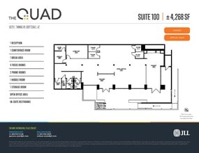 6320 E Thomas Rd, Scottsdale, AZ à louer Plan d’étage– Image 1 sur 22