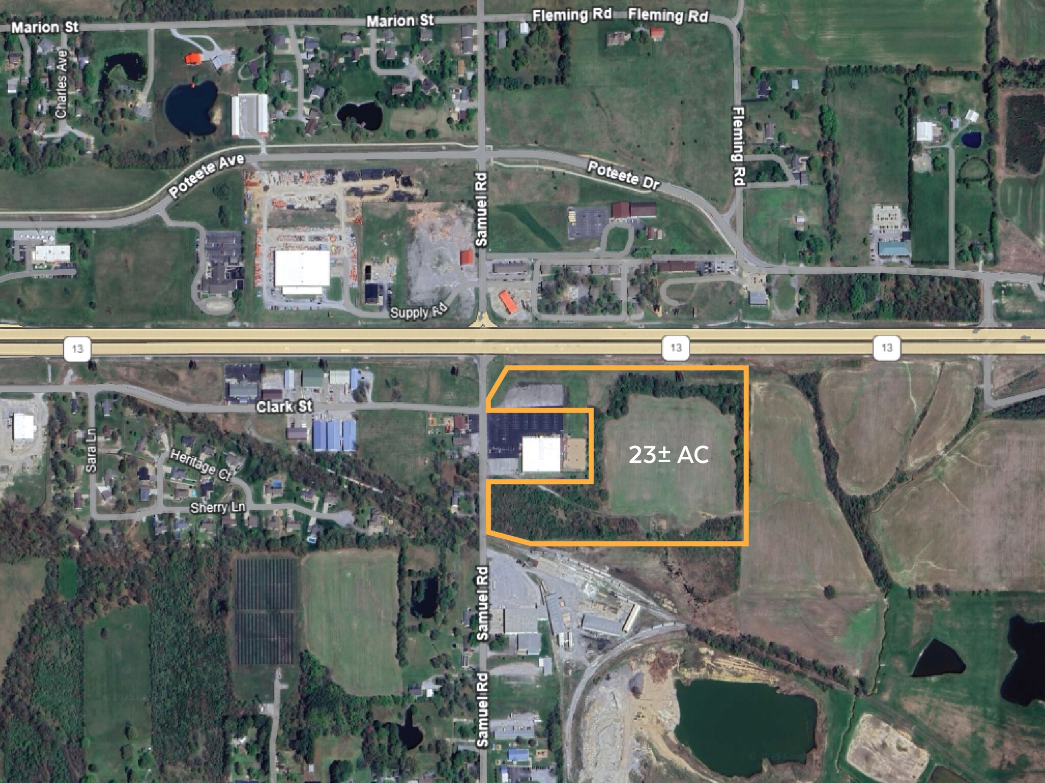 Hwy 13 & Samuel Rd, Carterville, IL à vendre Aérien– Image 1 sur 4