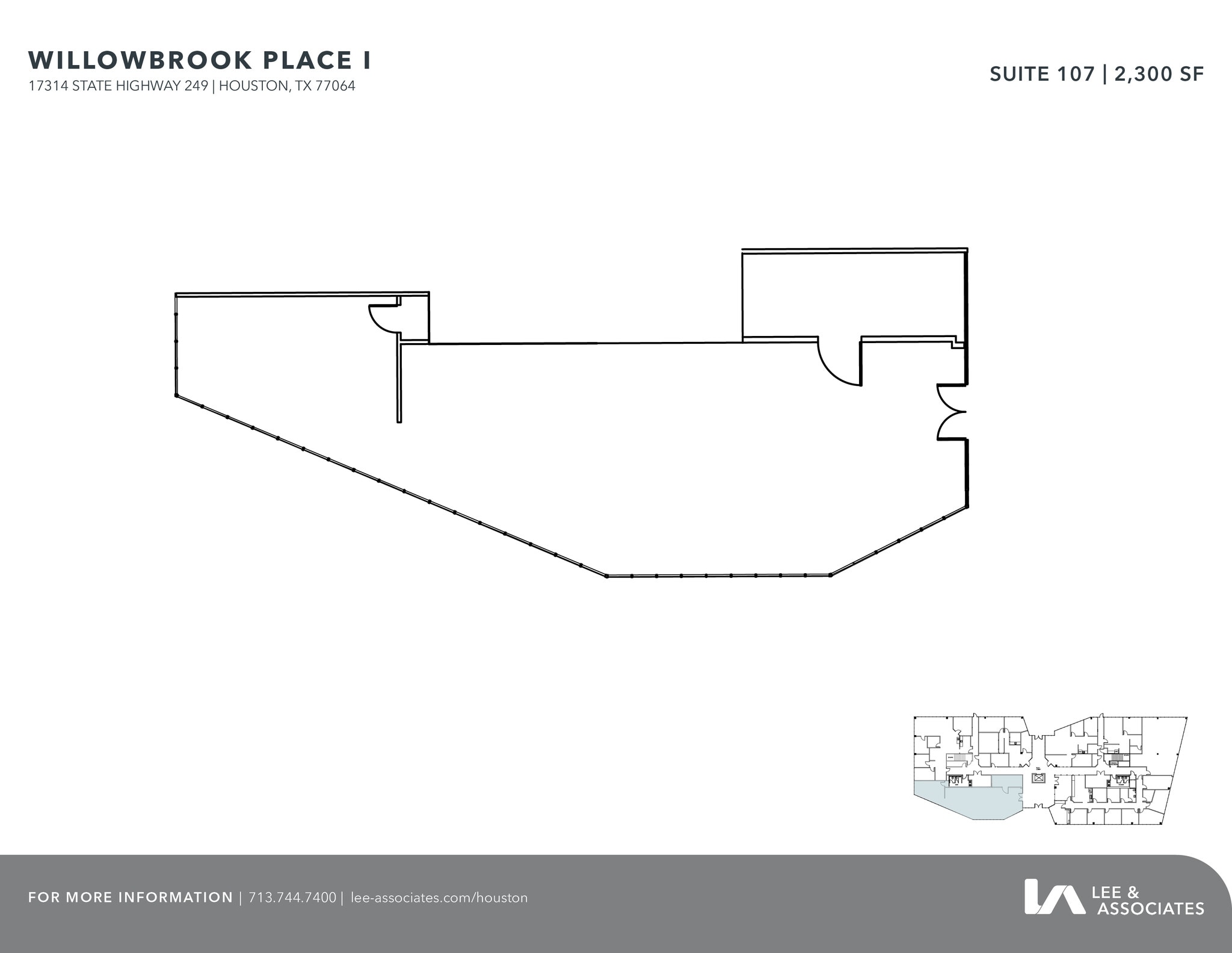 17314 State Highway 249, Houston, TX à louer Plan d’étage– Image 1 sur 1