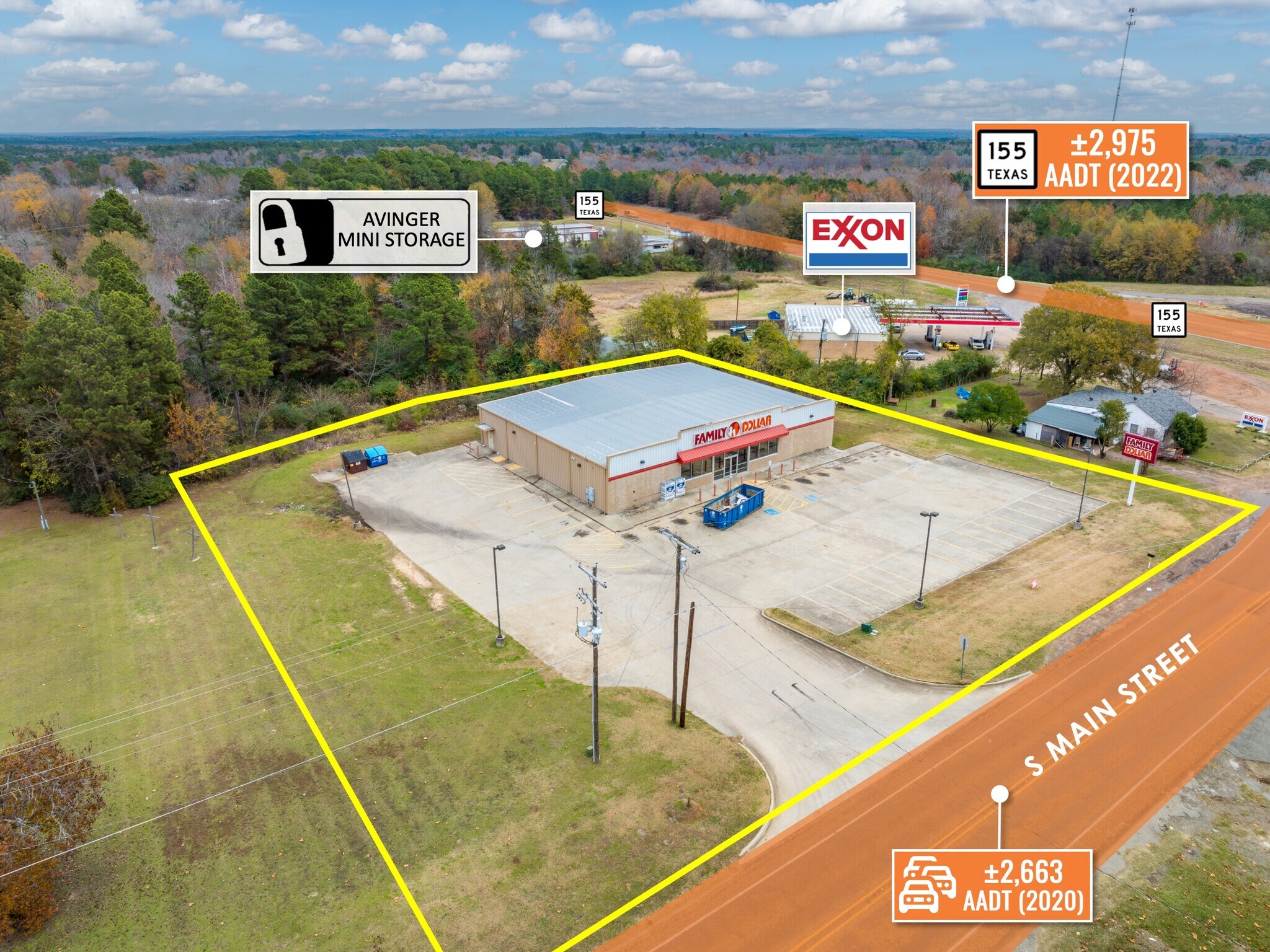 270 S Main St, Avinger, TX à louer Photo principale– Image 1 sur 10