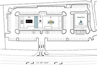 9735 US 15-501 Hwy, Pinehurst, NC à louer Plan d’étage– Image 2 sur 3