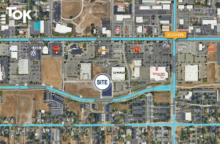 TBD Appleway Blvd, Spokane, WA à vendre - Aérien – Image 3 sur 4