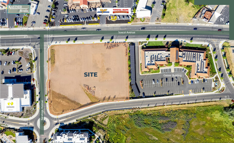 459 Soscol, Napa, CA à louer - Aérien – Image 3 sur 3