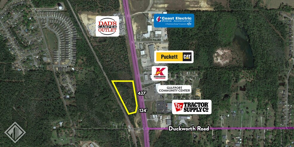Highway 49 & Duckworth Road, Gulfport, MS à vendre - Aérien – Image 1 sur 1