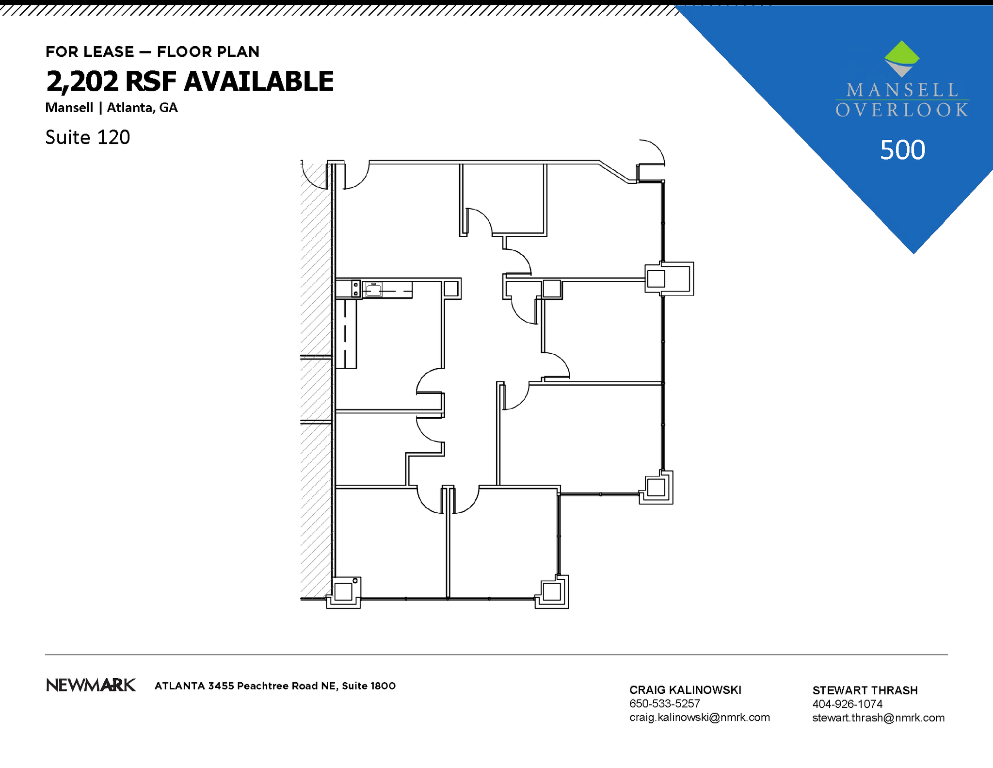 200 Mansell Ct E, Roswell, GA à louer Plan d’étage– Image 1 sur 1