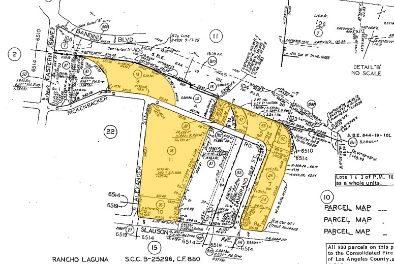 4900-5350 Zambrano St, Commerce, CA à louer - Plan cadastral – Image 2 sur 7