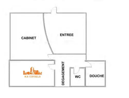 Local commercial dans Paris à louer - Plan d’étage – Image 2 sur 2
