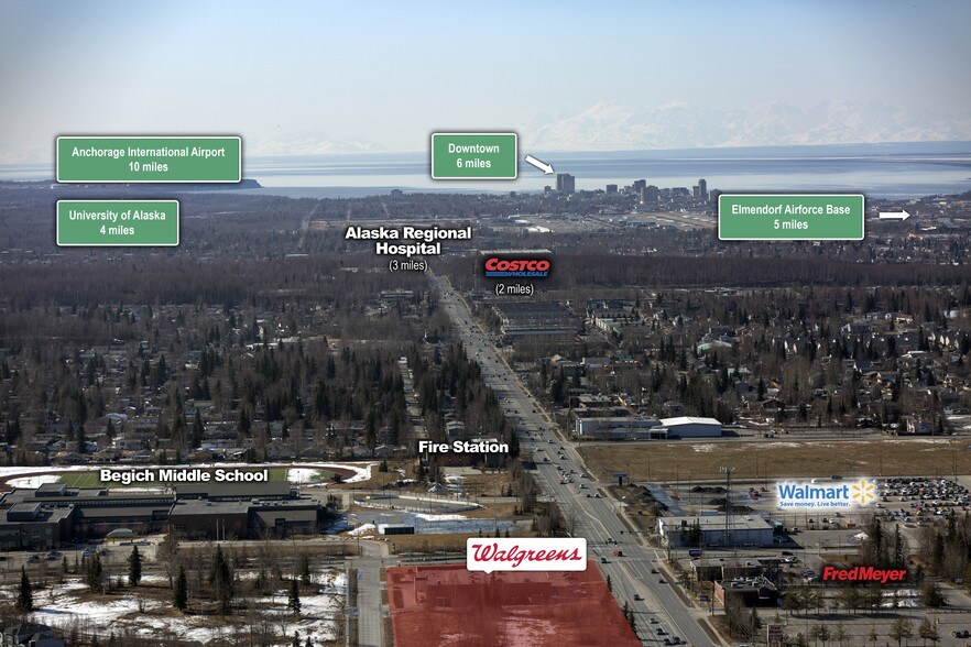 7600 Debarr Rd, Anchorage, AK à louer - Aérien – Image 3 sur 10