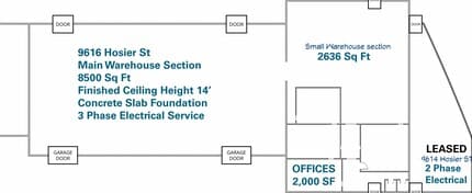 9616-9800 Hosier St, Newport News, VA à louer Plan d’étage– Image 1 sur 2