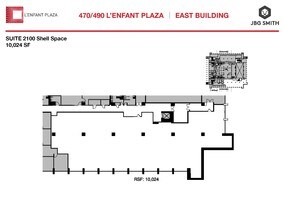 470-490 L'Enfant Plz SW, Washington, DC à louer Plan d’étage– Image 1 sur 1