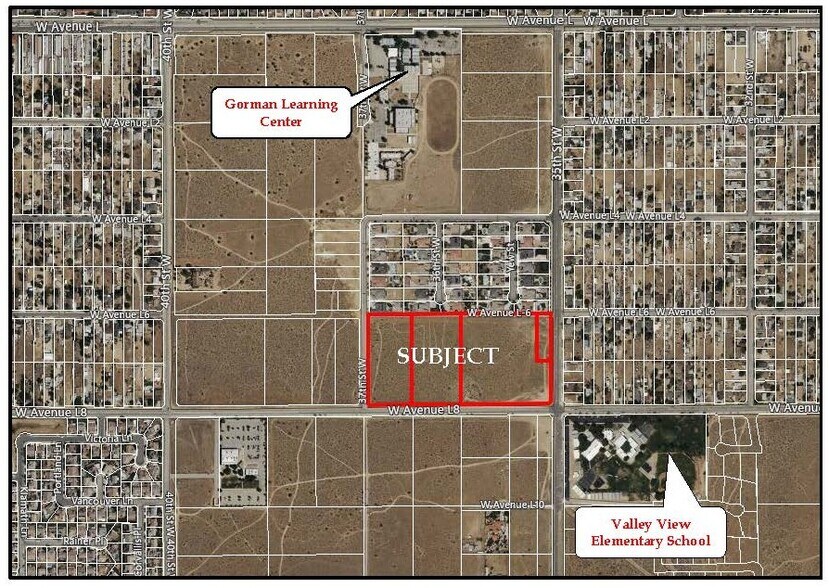 W Avenue L-8, Quartz Hill, CA à vendre - Aérien – Image 1 sur 4