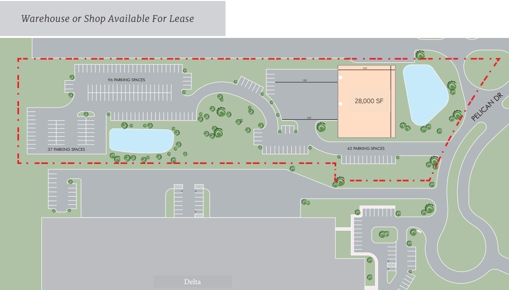 Pelican Drive & Southridge Pky, College Park, GA à louer Plan de site– Image 1 sur 4