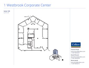 1 Westbrook Corporate Ctr, Westchester, IL à louer Plan d’étage– Image 1 sur 1