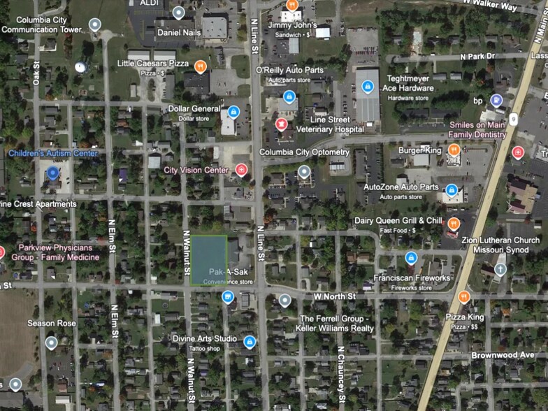 400 W North St, Columbia City, IN à louer - Aérien – Image 2 sur 3