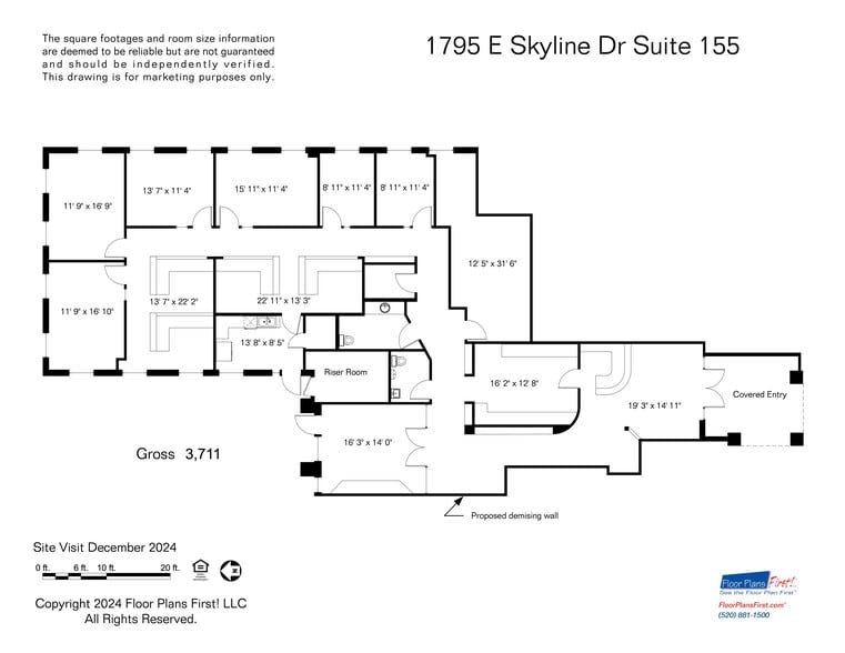 1795 E Skyline Dr, Tucson, AZ à louer - Plan de site – Image 1 sur 8