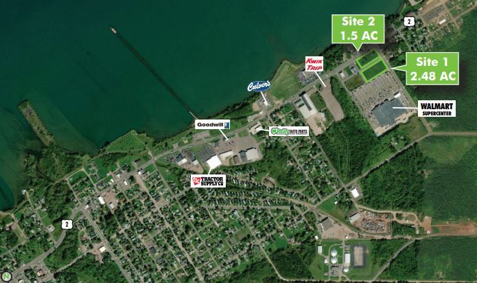 2500 Lake Shore Dr E, Ashland, WI à vendre - Aérien – Image 2 sur 4