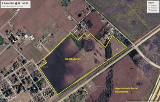 Plus de détails pour 0 Rose Road @ North 1st Street St, Beasley, TX - Terrain à vendre