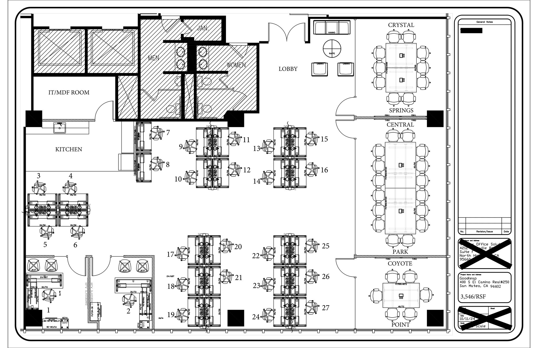 400 S El Camino Real, San Mateo, CA à louer Plan de site– Image 1 sur 1