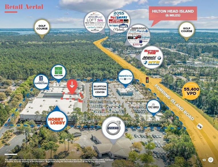 1127 Fording Island Rd, Bluffton, SC à louer - Aérien – Image 3 sur 6