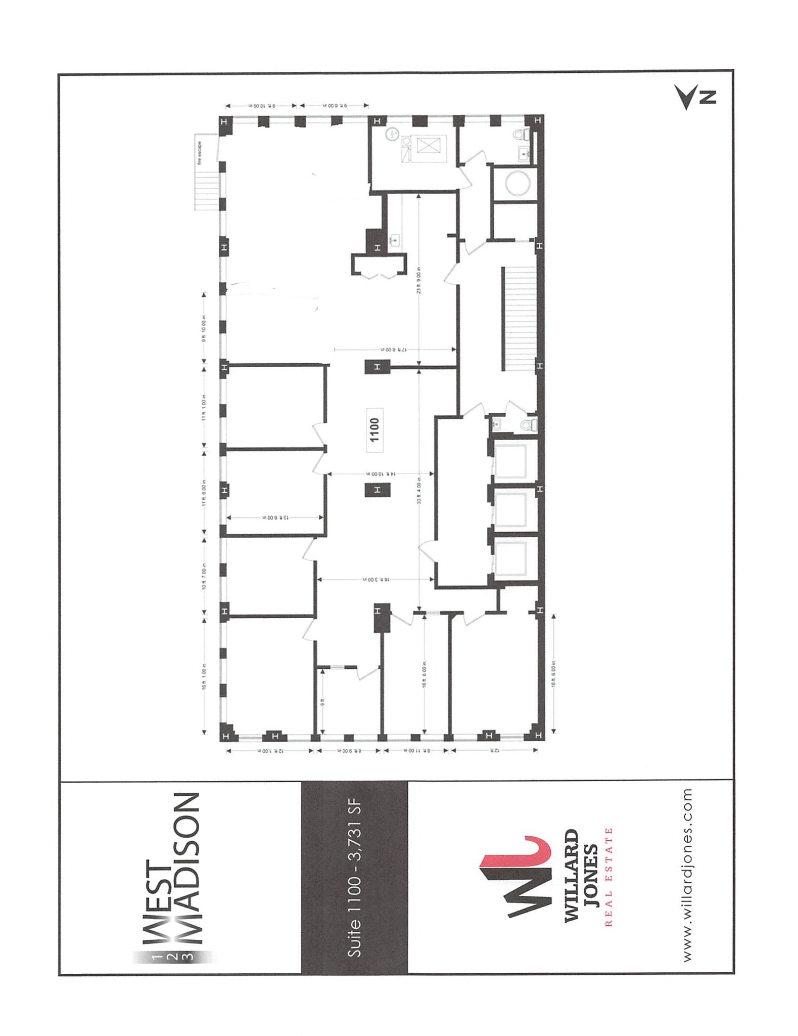 123 W Madison St, Chicago, IL à louer Plan d’étage– Image 1 sur 1