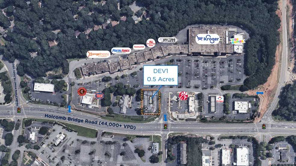 8465 Holcomb Bridge Rd, Johns Creek, GA à louer - Photo de l’immeuble – Image 1 sur 4