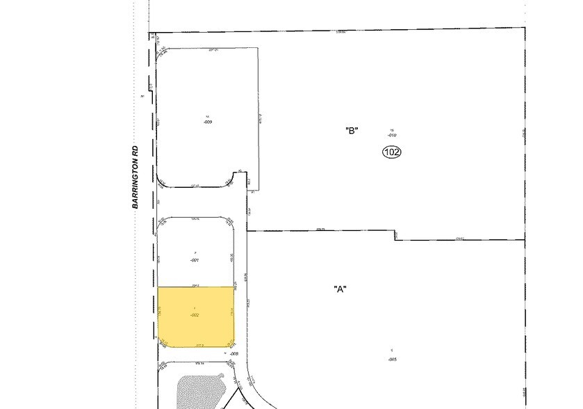 East Side of Barrington Rd, North Of Lakewood Blvd, Hoffman Estates, IL à vendre - Plan cadastral – Image 2 sur 2