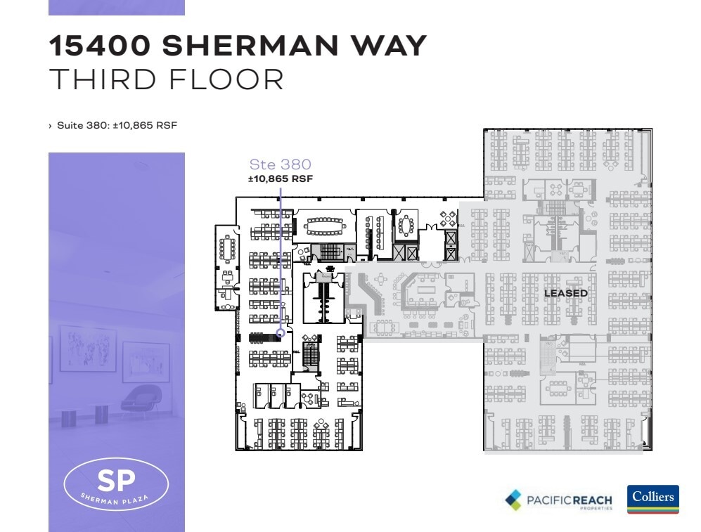 15400 Sherman Way, Van Nuys, CA à louer Plan d’étage– Image 1 sur 1