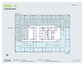 909 Fannin St, Houston, TX à louer Plan d’étage– Image 1 sur 1