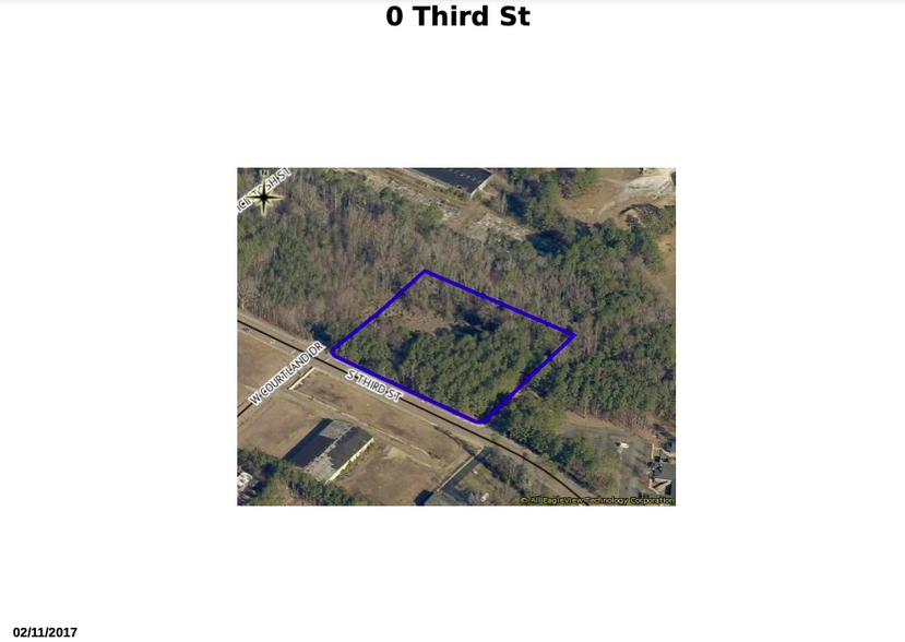 0 Third Street, Sanford, NC à vendre - Plan d’étage – Image 1 sur 1
