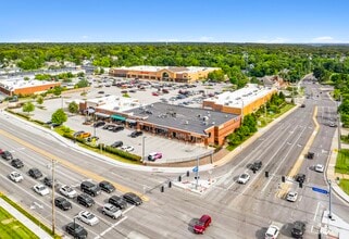 Manchester Rd, Saint Louis, MO - Vue aérienne vue de carte