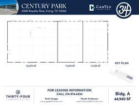 3216-3308 Royalty Row, Irving, TX à louer Plan de site– Image 1 sur 6