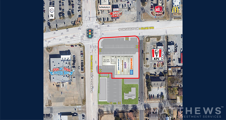 401-415 W University Dr, Denton, TX à louer - Photo de l’immeuble – Image 2 sur 2
