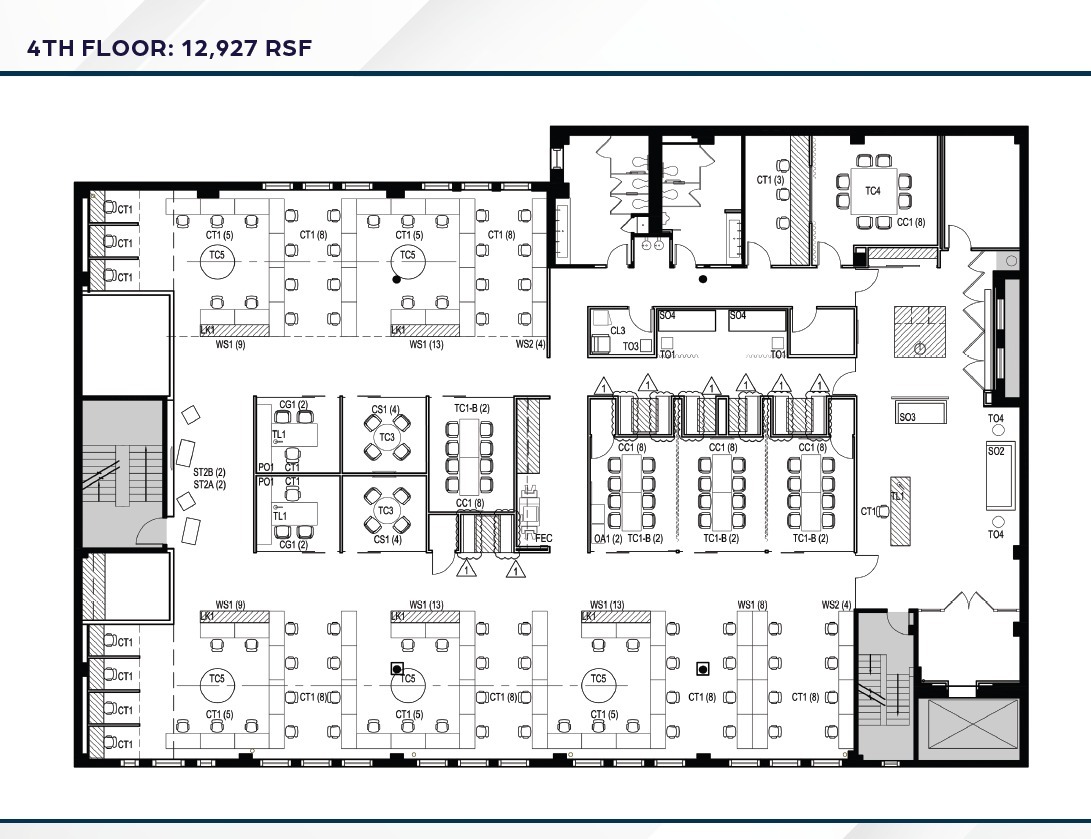 135 W 18th St, New York, NY à louer Plan d’étage– Image 1 sur 9
