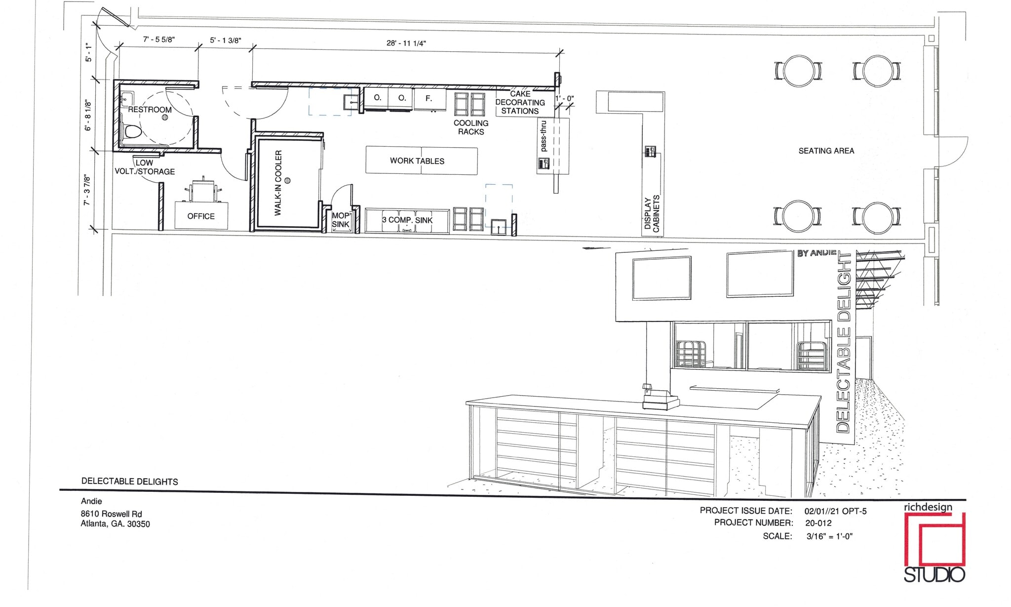 8610 Roswell Rd, Atlanta, GA à louer Plan d’étage– Image 1 sur 12