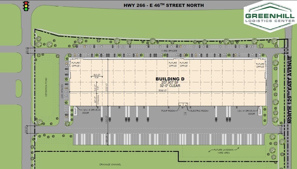 4575 N 125th East Ave, Tulsa, OK à louer - Photo de l’immeuble – Image 2 sur 2