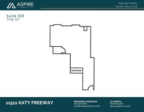 11511 Katy Fwy, Houston, TX à louer Plan d’étage– Image 1 sur 1
